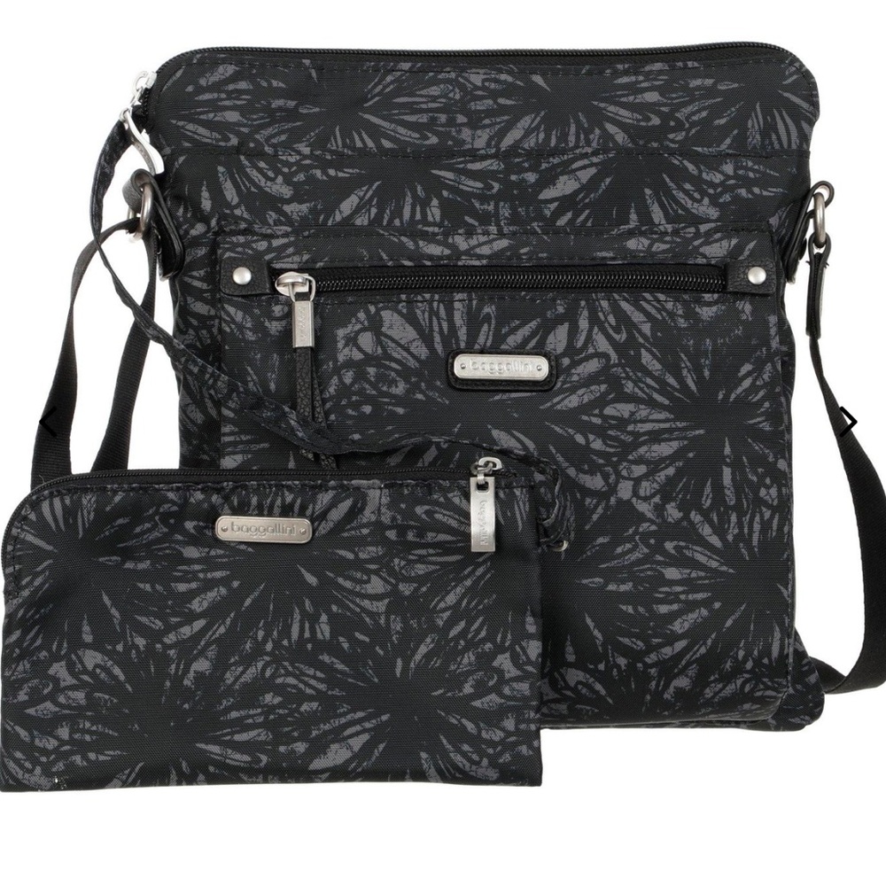 Baggallini NEW!! Go Bagg Nylon Crossbody & Wristlet NWT!!!!!